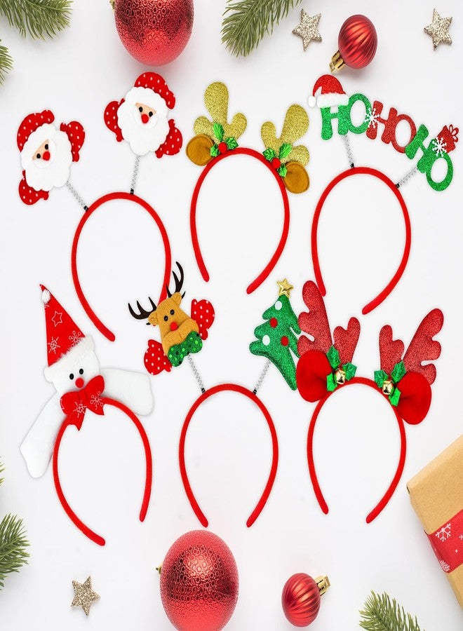 Wondrus Christmas Headbands Party Favors Supplies for Girls Kids 12 PCS,Funny Holiday Hat Toppers Hair Accessories Photo Booth Props for Decorations,Christmas Party Games Prizes Stuff Trinkets for Women Men - Image 5